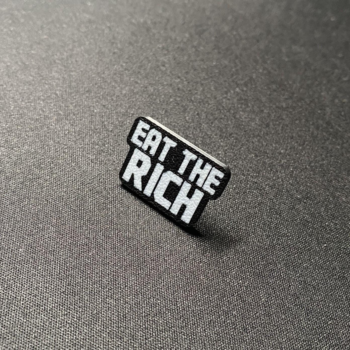 Eat The Rich Croc Charm: 3D Printed Jibbitz