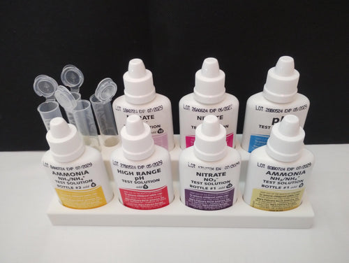 API Aquarium Test Kit bottle holder, Water Testing Tube bottle Holder, API Master Test Kit Holder, Fish Tank Organizer for Water Testing